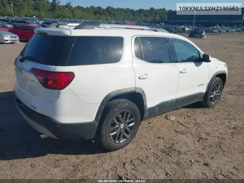 1GKKNULSXHZ190562 — 2017 GMC Acadia, фото 4 с аукциона IAAI, Механические повреждения