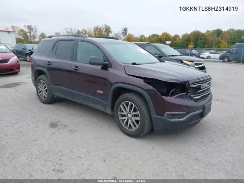 1GKKNTLS8HZ314919 — 2017 GMC Acadia, Передняя часть справа, фото до ремонта