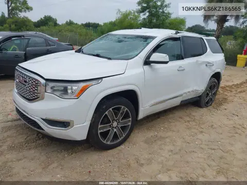 2019 GMC Acadia Denali VIN 1GKKNPLS6KZ186565 фото 3