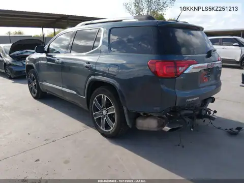 1GKKNPLS5KZ251213 — 2019 GMC Acadia, фото 4 с аукциона IAAI, Справа сзади