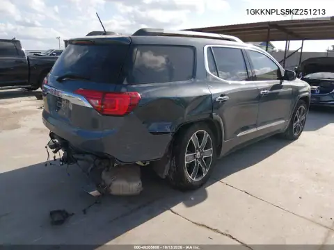 1GKKNPLS5KZ251213 — 2019 GMC Acadia, фото 5 с аукциона IAAI, Справа сзади