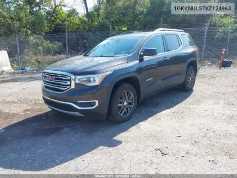 2019 GMC Acadia Slt-1 VIN 1GKKNULS7KZ124963 фото 2