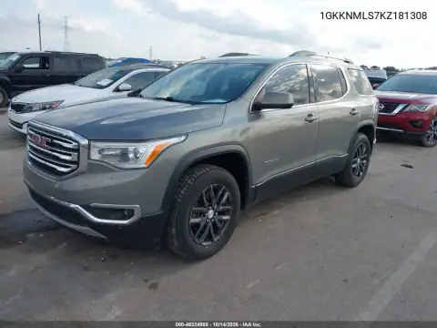 1GKKNMLS7KZ181308 — 2019 GMC Acadia, фото 3 с аукциона IAAI, Задняя часть справа