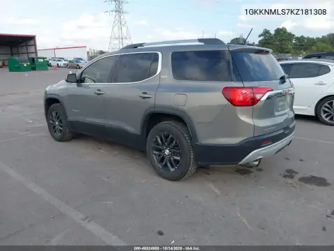 1GKKNMLS7KZ181308 — 2019 GMC Acadia, фото 4 с аукциона IAAI, Задняя часть справа