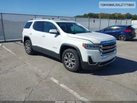 1GKKNMLSXLZ171860 — 2020 GMC Acadia, Левая сторона, фото до ремонта