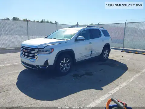 2020 GMC Acadia Fwd Slt VIN 1GKKNMLSXLZ171860 фото 3