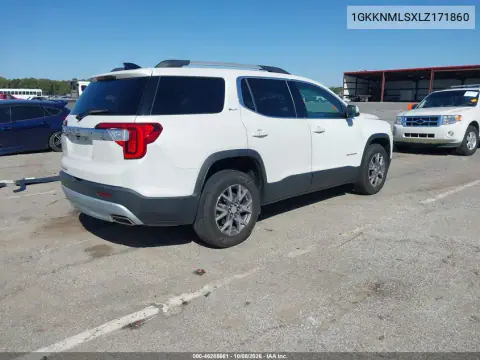 2020 GMC Acadia Fwd Slt VIN 1GKKNMLSXLZ171860 фото 5