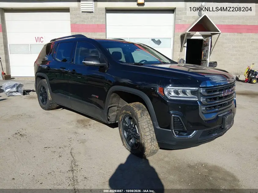 2021 GMC Acadia Awd At4 VIN 1GKKNLLS4MZ208204 фото 2
