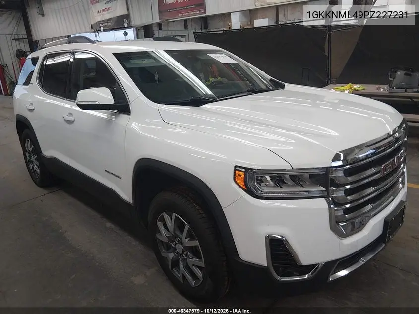 2023 GMC Acadia Fwd Slt VIN 1GKKNML49PZ227231 фото 2