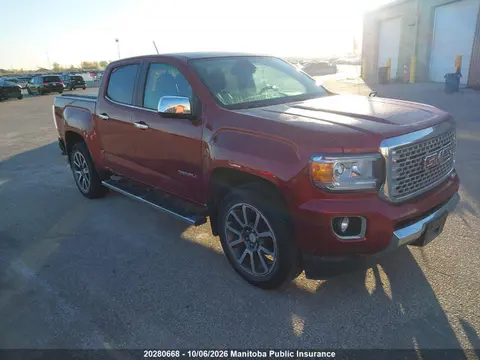 1GTP6EE18J1122600 — 2018 GMC Canyon Denali Crew Cab, Град (Hail), фото до ремонта
