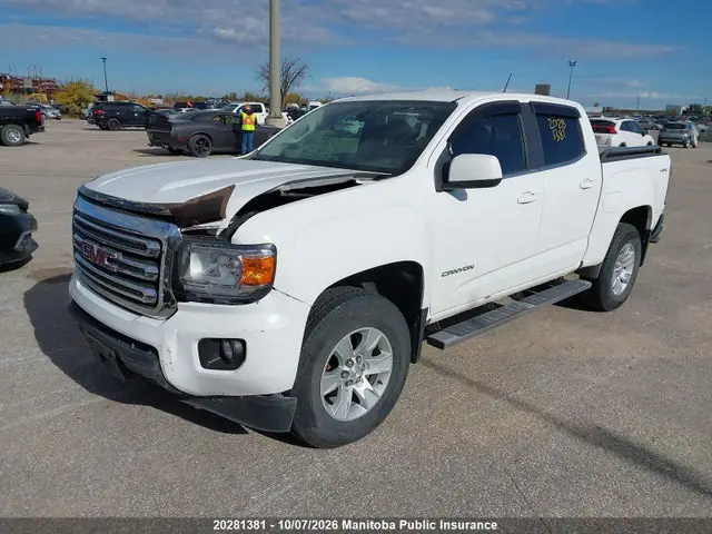 1GTG6CEN8H1186752 — 2017 GMC Canyon SLE Crew Cab, фото 2 с аукциона IAAI 14.10.2026, Передняя часть
