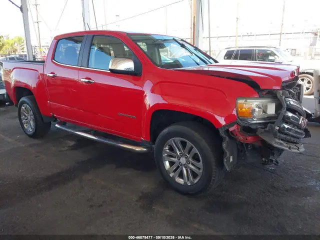 1GTG6CE3XF1184660 — 2015 GMC Canyon SLT, Передняя часть (Front End), фото до ремонта