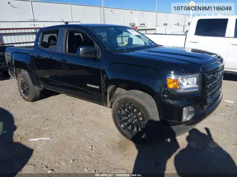 1GTG6CEN8M1186048 — 2021 GMC Canyon, Сзади, фото до ремонта