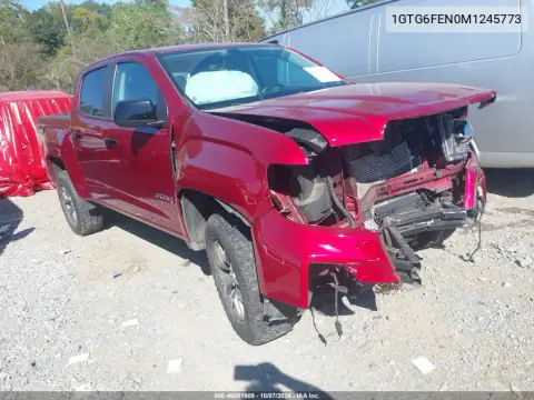 1GTG6FEN0M1245773 — 2021 GMC Canyon, Передняя часть, фото до ремонта