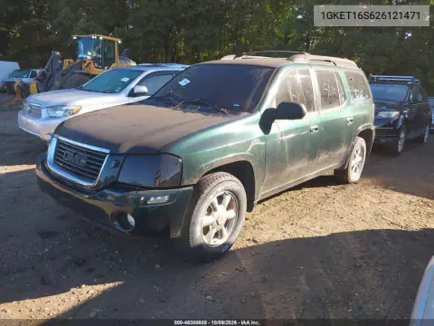 2002 GMC Envoy Xl Slt VIN 1GKET16S626121471 фото 2