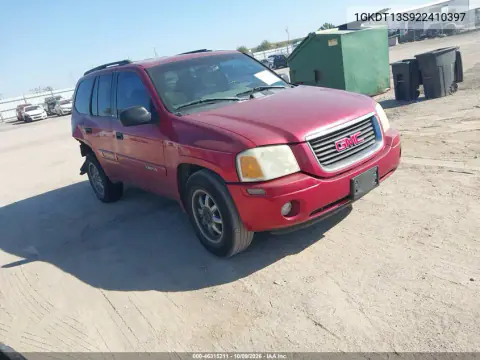 2002 GMC Envoy Sle VIN 1GKDT13S922410397 фото 2