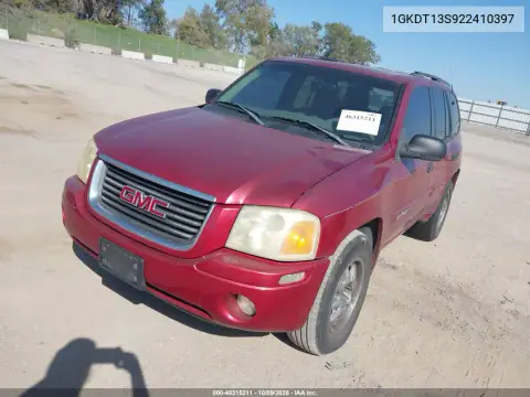 2002 GMC Envoy Sle VIN 1GKDT13S922410397 фото 3