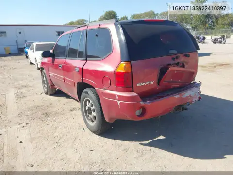 2002 GMC Envoy Sle VIN 1GKDT13S922410397 фото 4
