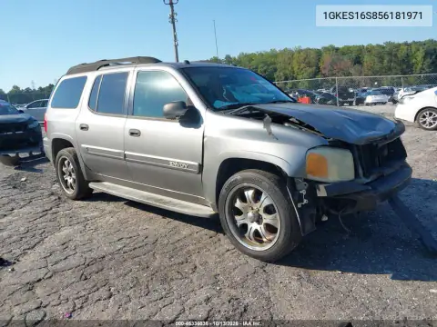 1GKES16S856181971 — 2005 GMC Envoy, Передняя часть, фото до ремонта