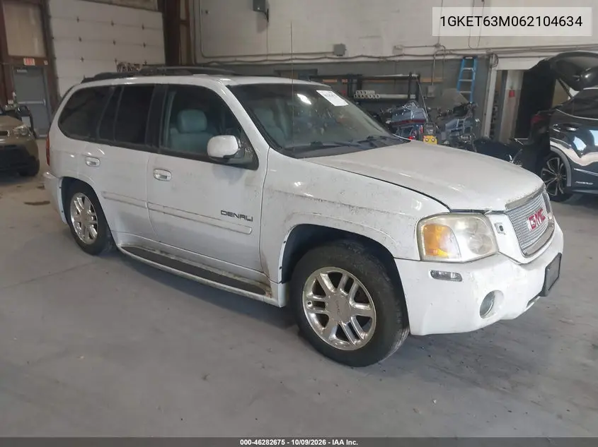 2006 GMC Envoy Denali VIN 1GKET63M062104634 фото 2