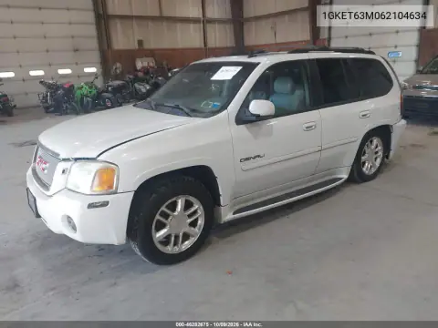 2006 GMC Envoy Denali VIN 1GKET63M062104634 фото 3