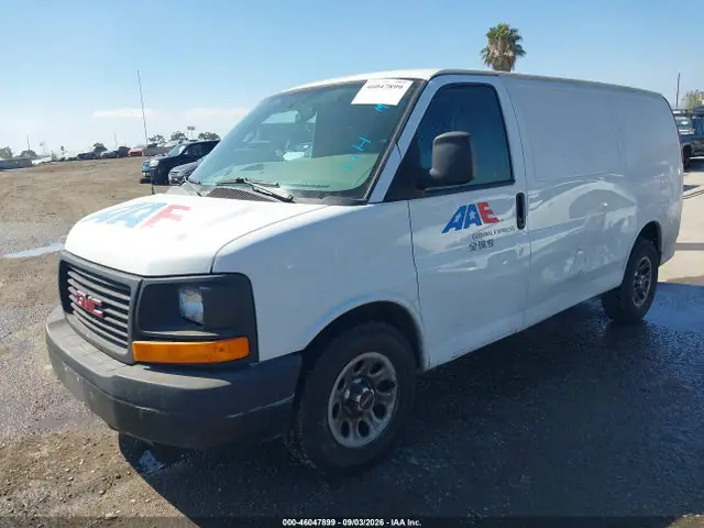 1GTS7AFX8E1141690 — 2014 GMC Savana 1500 Work Van, фото 2 с аукциона IAAI 30.09.2026, Задняя часть