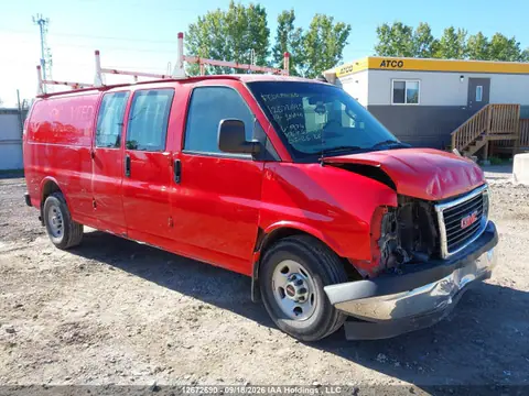 1GTZ7HFG1K1197487 — 2019 GMC Savana G3500, Передняя часть (Front), фото до ремонта