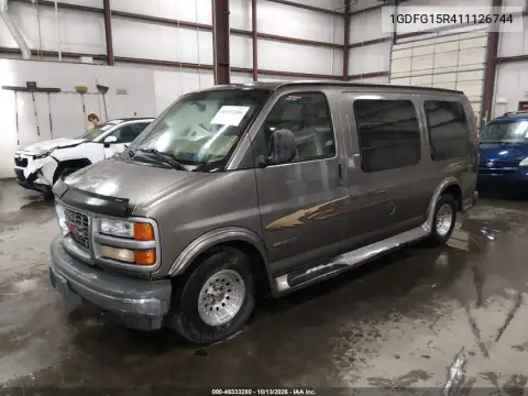 1GDFG15R411126744 — 2001 GMC Savana, фото 3 с аукциона IAAI, Передняя часть