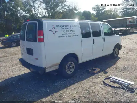 2014 GMC Savana 2500 Work Van VIN 1GTW7FBAXE1137933 фото 5