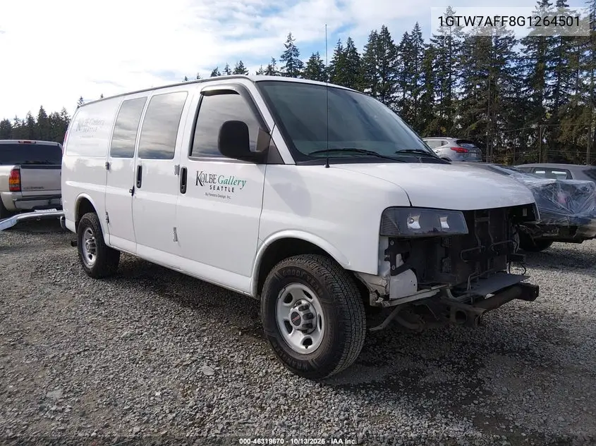 1GTW7AFF8G1264501 — 2016 GMC Savana, фото 2 с аукциона IAAI, Передняя часть