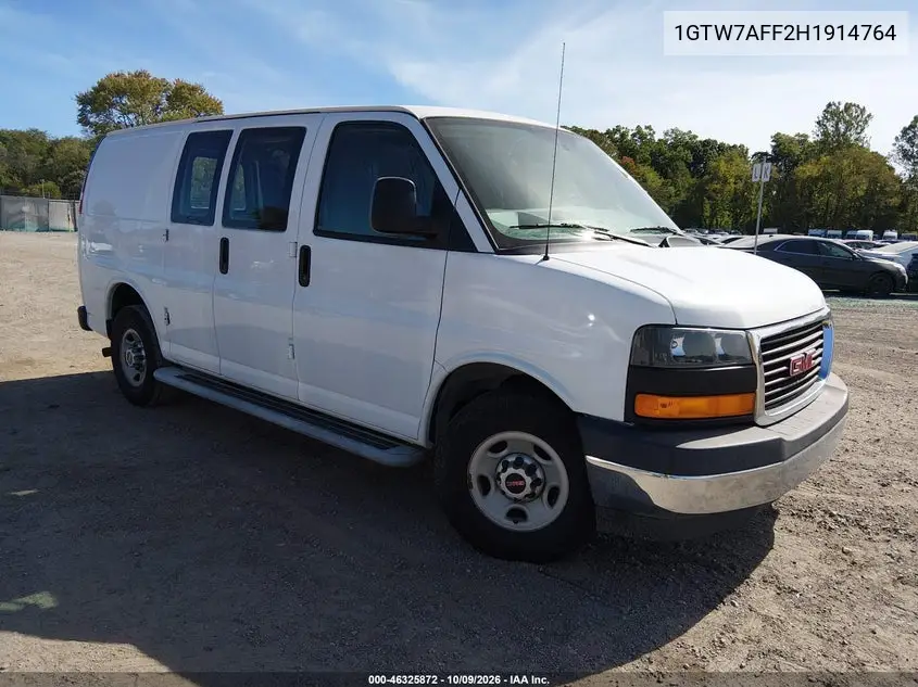 2017 GMC Savana 2500 G2500 VIN 1GTW7AFF2H1914764 фото 1