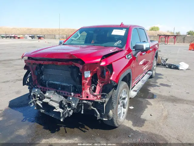3GTUUDE86SG346760 — 2025 GMC Sierra 1500 4WD Short Box SLT, фото 2 с аукциона IAAI 14.10.2026, Передняя часть