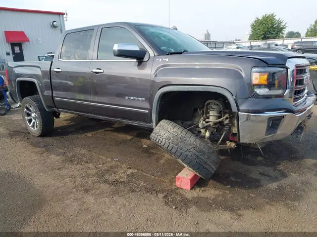 3GTU2VEC3EG532616 — 2014 GMC Sierra 1500 SLT, Передняя часть (Front End), фото до ремонта