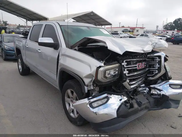 3GTP1NECXGG216245 — 2016 GMC Sierra 1500 SLT, Передняя часть (Front End), фото до ремонта
