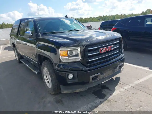 3GTU2UEC8FG525401 — 2015 GMC Sierra K1500 SLE, Задняя часть (Rear), фото до ремонта