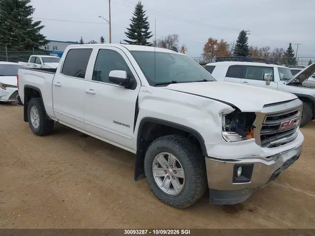 3GTU2UEH2FG259286 — 2015 GMC Sierra K1500 SLE, Передняя часть справа (Right Front), фото до ремонта
