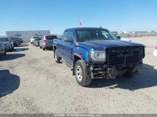 1GTV2LEHXHZ403927 — 2017 GMC Sierra K1500, Передняя часть (Front), фото до ремонта