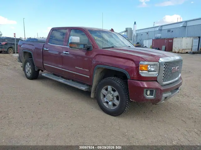 1GT424E86FF580202 — 2015 GMC Sierra K3500 Denali, Град (Hail), фото до ремонта
