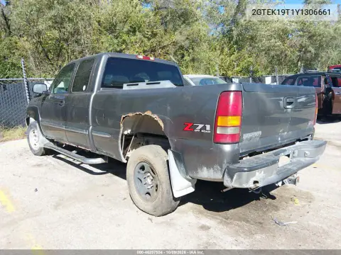 2000 GMC Sierra 1500 Sle VIN 2GTEK19T1Y1306661 фото 3