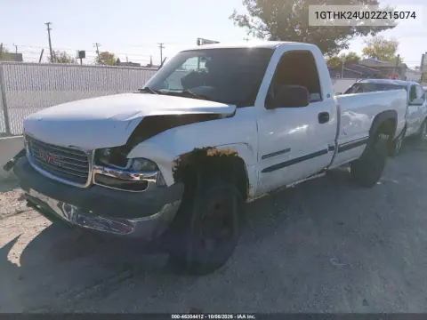 2002 GMC Sierra 2500Hd Sl VIN 1GTHK24U02Z215074 фото 3