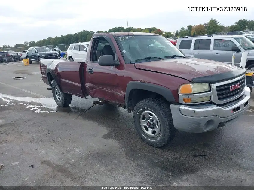 2003 GMC Sierra 1500 Sle VIN 1GTEK14TX3Z323918 фото 2