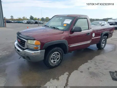 2003 GMC Sierra 1500 Sle VIN 1GTEK14TX3Z323918 фото 3