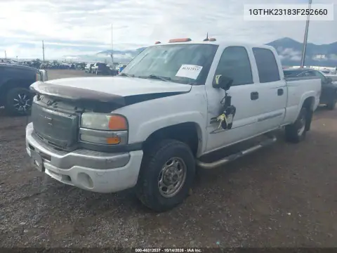 1GTHK23183F252660 — 2003 GMC Sierra, фото 3 с аукциона IAAI, Передняя часть