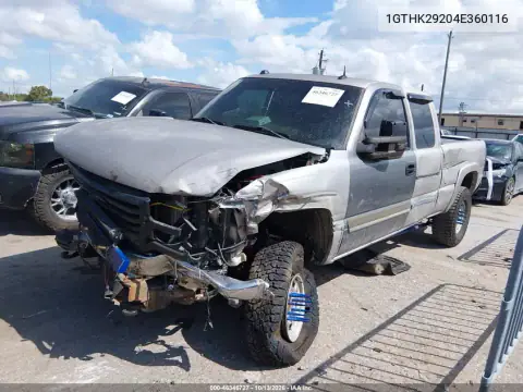 1GTHK29204E360116 — 2004 GMC Sierra, фото 2 с аукциона IAAI, Передняя часть