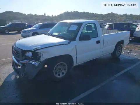 1GTEC14X95Z102412 — 2005 GMC Sierra, фото 3 с аукциона IAAI, Передняя часть