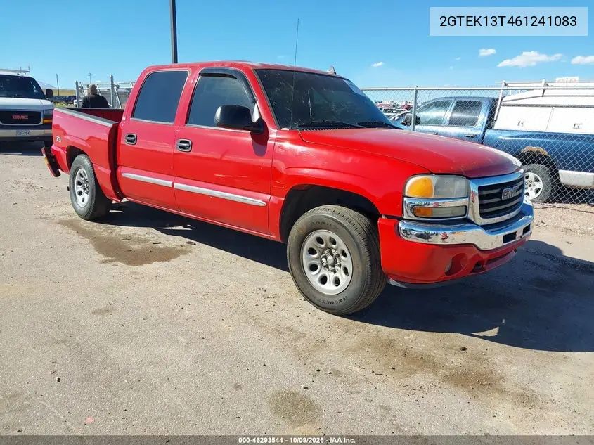 2006 GMC Sierra 1500 Sle1 VIN 2GTEK13T461241083 фото 1