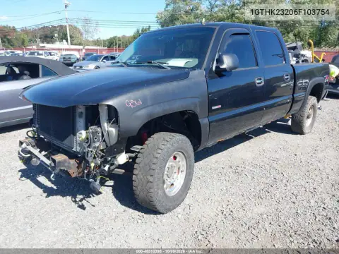 2006 GMC Sierra 2500Hd Slt VIN 1GTHK23206F103754 фото 2