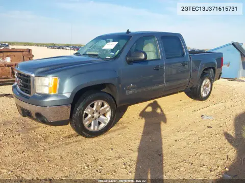 2007 GMC Sierra 1500 Sle2 VIN 2GTEC13J371615731 фото 3
