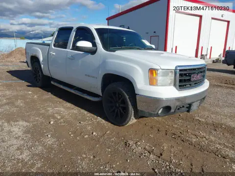 2GTEK13M471610230 — 2007 GMC Sierra, Левая сторона, фото до ремонта