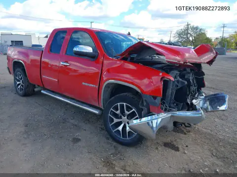 1GTEK19088Z272893 — 2008 GMC Sierra, Передняя часть, фото до ремонта